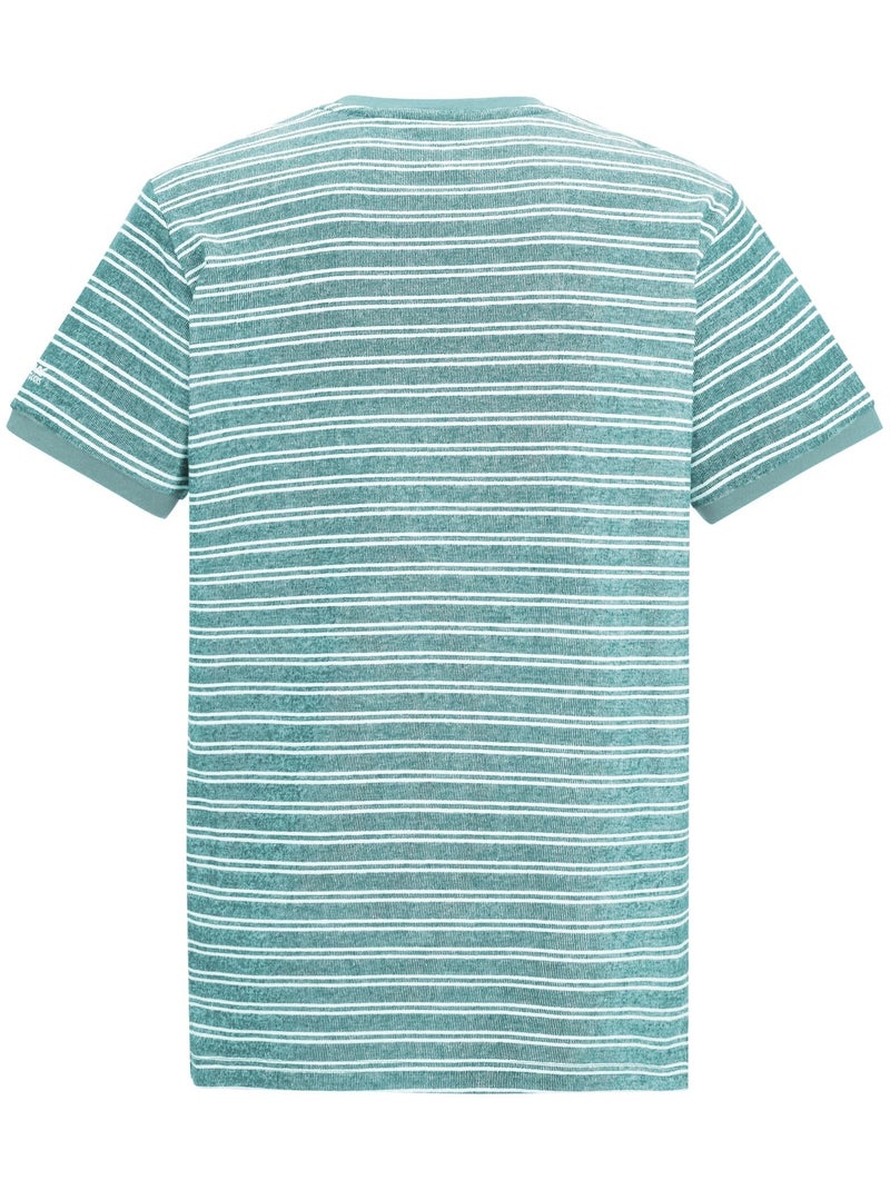 Regatta - Camiseta Benlin Diseño de Rayas para Hombre Blanco - Kiabi