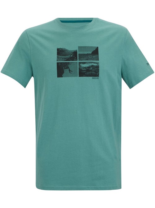 Regatta - Camiseta Breezed Diseño Collage de Fotos para Hombre - Kiabi Regatta - Camiseta Breezed Diseño Collage de Fotos para Hombre - Kiabi