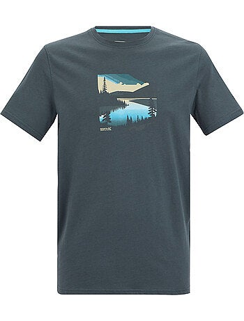 Regatta - Camiseta Breezed Diseño Gráfico para Hombre