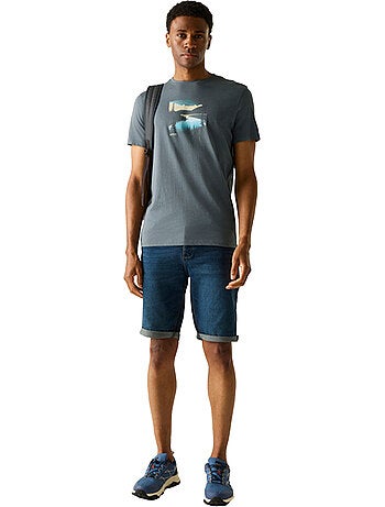 Regatta - Camiseta Breezed Diseño Gráfico para Hombre