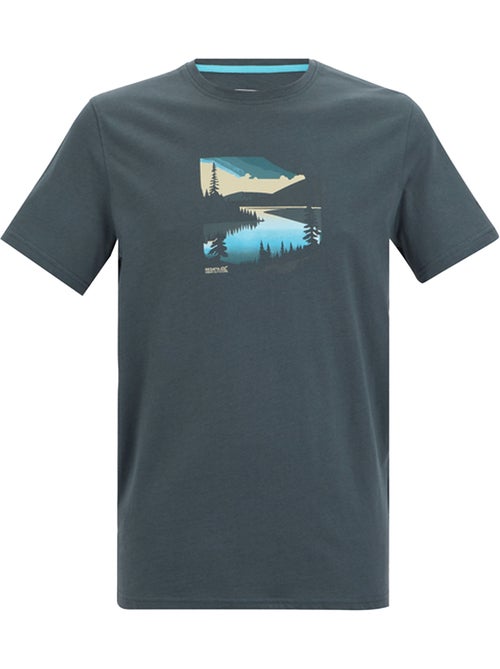 Regatta - Camiseta Breezed Diseño Gráfico para Hombre - Kiabi