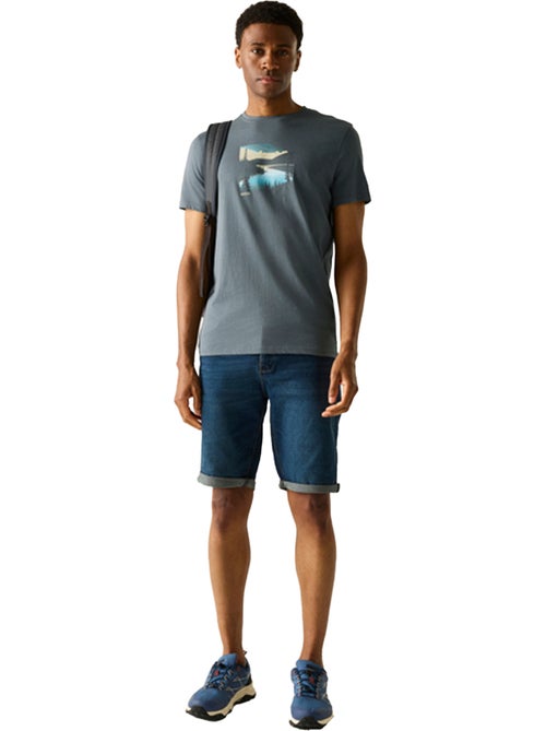 Regatta - Camiseta Breezed Diseño Gráfico para Hombre - Kiabi