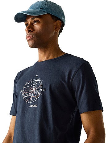 Regatta - Camiseta Cline IX Diseño Brújula para Hombre