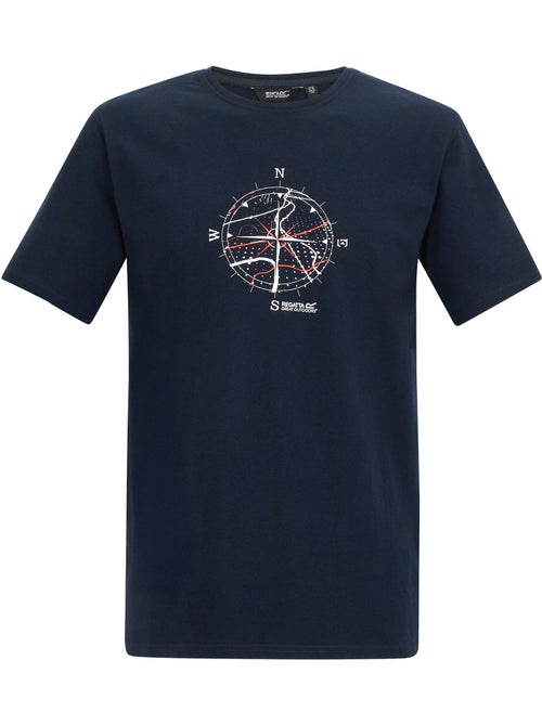 Regatta - Camiseta Cline IX Diseño Brújula para Hombre - Kiabi Regatta - Camiseta Cline IX Diseño Brújula para Hombre - Kiabi