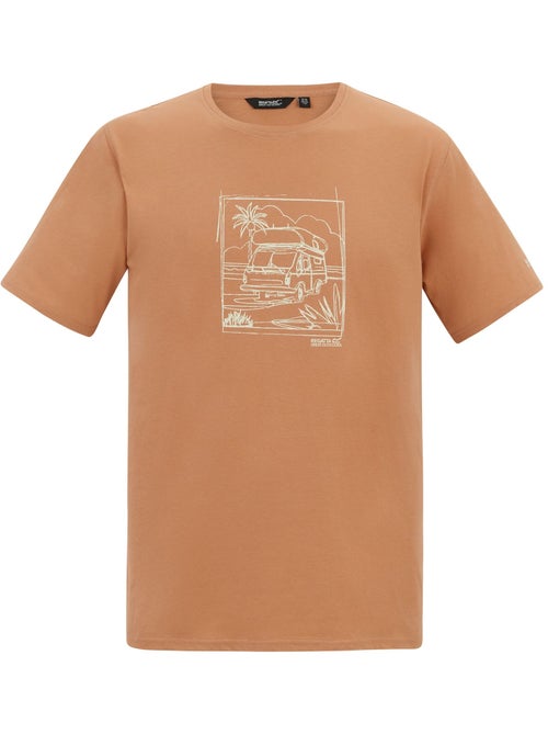Regatta - Camiseta Cline IX Diseño Caravana para Hombre - Kiabi