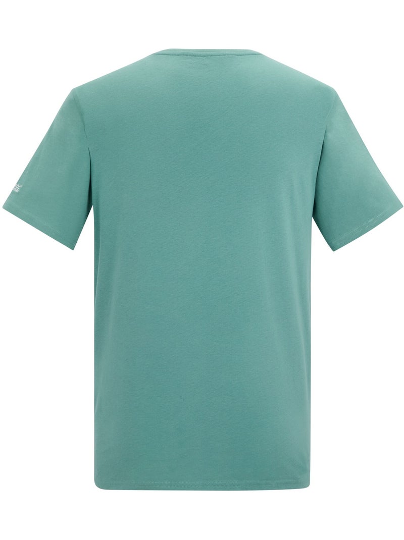 Regatta - Camiseta Cline IX Diseño Líneas Onduladas para Hombre Azul agua - Kiabi