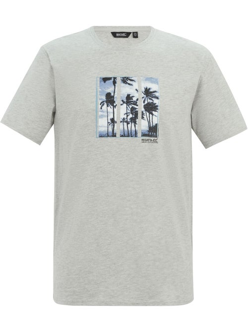 Regatta - Camiseta Cline IX Diseño Palmera de Playa para Hombre - Kiabi