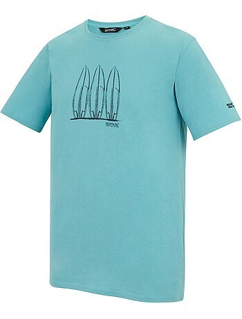 Regatta - Camiseta Cline IX Diseño Tabla de Surf para Hombre
