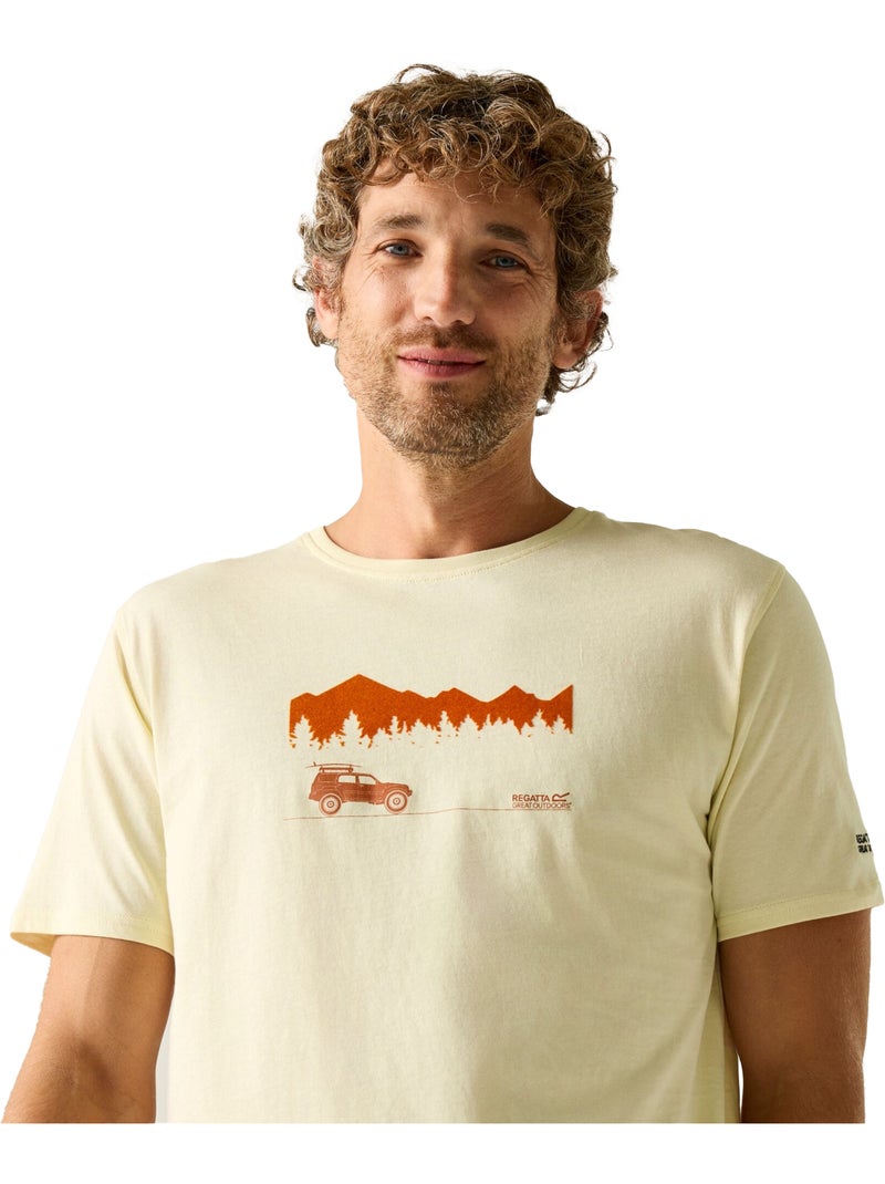 Regatta - Camiseta Cline IX Diseño Wilderness para Hombre Blanco - Kiabi