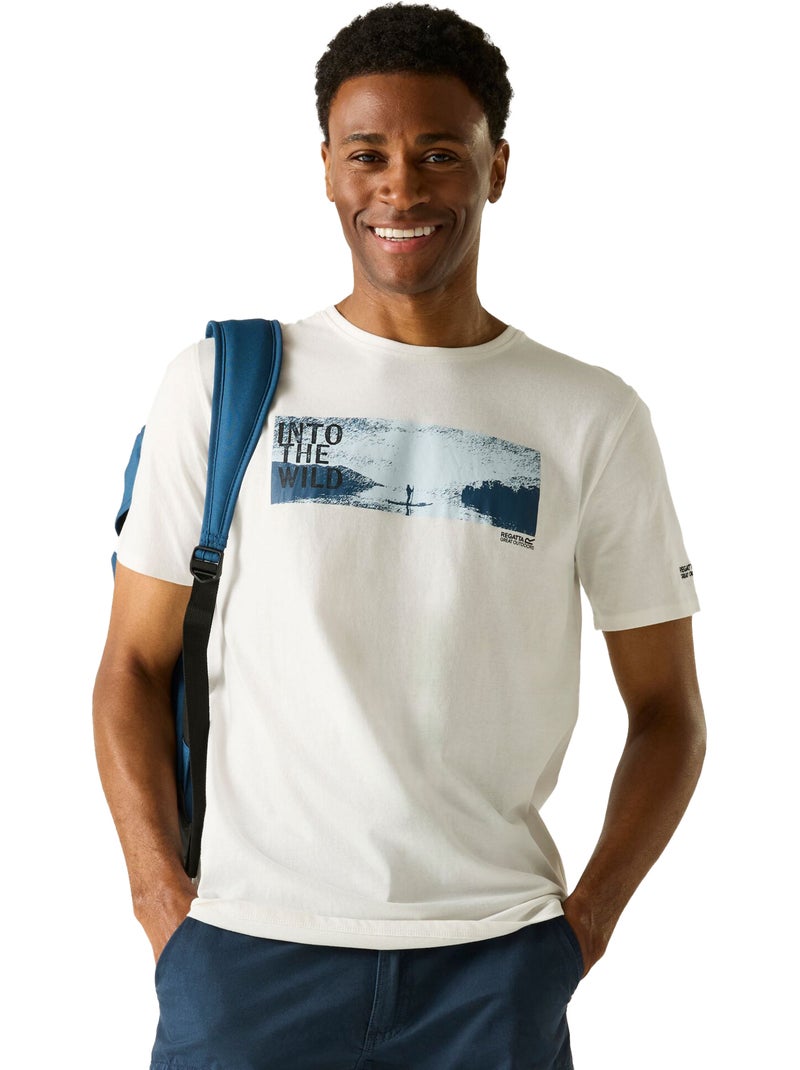 Regatta - Camiseta Cline IX Outdoor Wild para Hombre Blanco - Kiabi