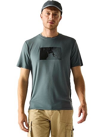 Regatta - Camiseta Fingal Diseño Atardecer de Elástico para Hombre