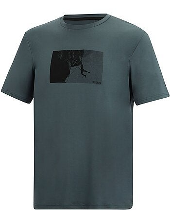 Regatta - Camiseta Fingal Diseño Atardecer de Elástico para Hombre
