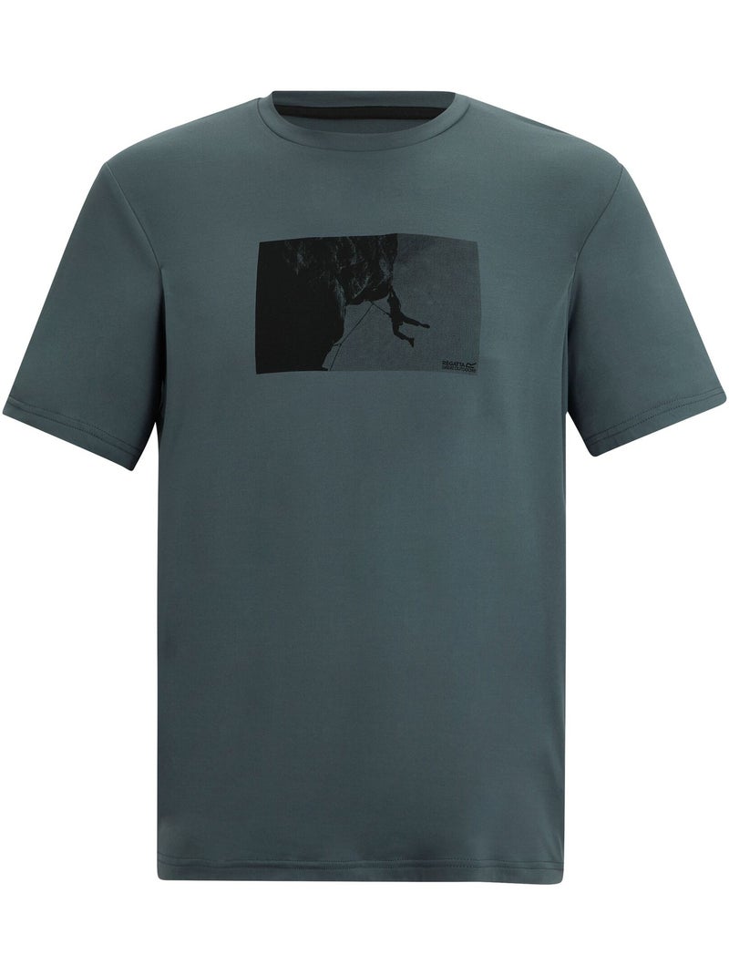 Regatta - Camiseta Fingal Diseño Atardecer de Elástico para Hombre Gris oscuro - Kiabi
