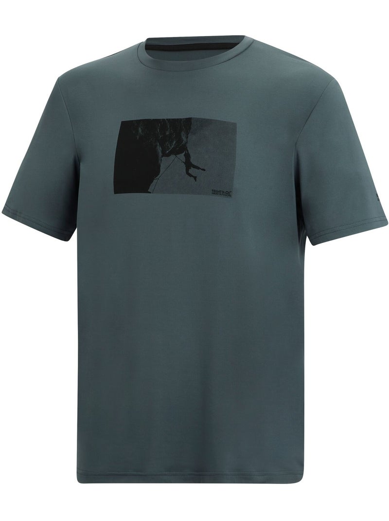 Regatta - Camiseta Fingal Diseño Atardecer de Elástico para Hombre Gris oscuro - Kiabi
