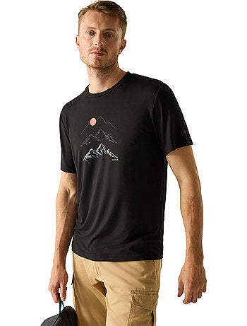 Regatta - Camiseta Fingal Diseño Atardecer de Elástico para Hombre