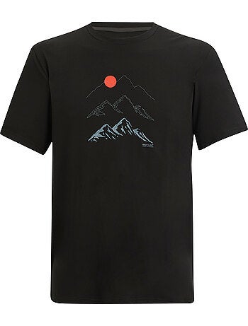Regatta - Camiseta Fingal Diseño Atardecer de Elástico para Hombre