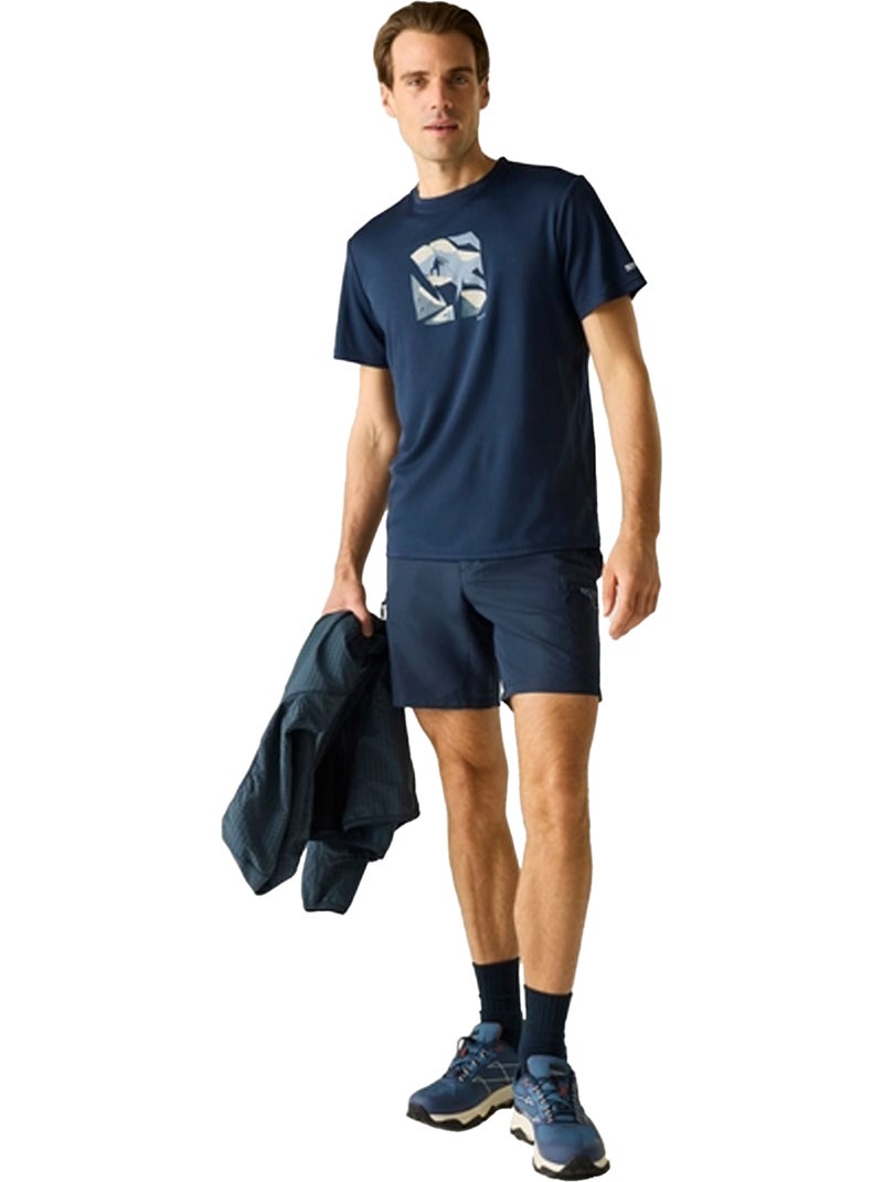 Regatta - Camiseta Fingal Diseño Escalador de Rocas para Hombre Azul marino - Kiabi