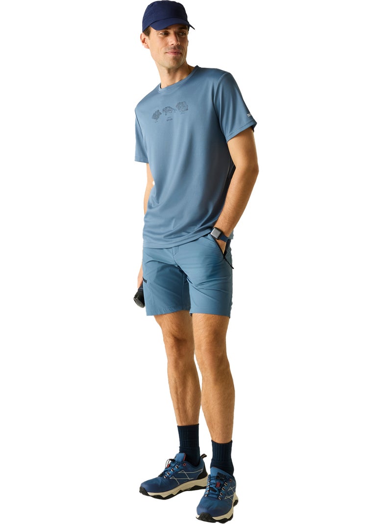 Regatta - Camiseta Fingal Diseño Ilustración para Hombre Azul pizarra - Kiabi