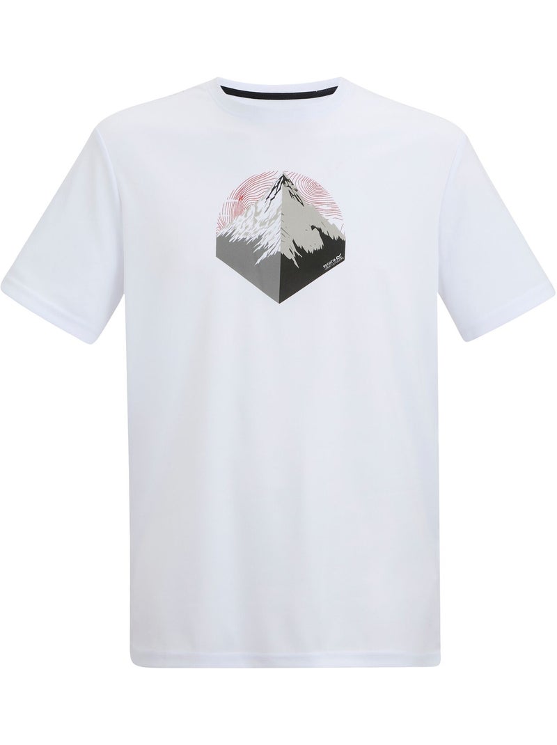 Regatta - Camiseta Fingal Diseño Montaña para Hombre Blanco - Kiabi