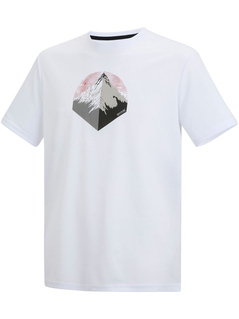 Regatta - Camiseta Fingal Diseño Montaña para Hombre Blanco - Kiabi
