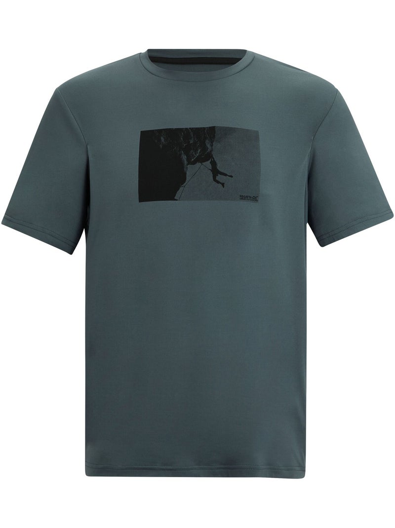 Regatta - Camiseta Fingal Diseño Montañismo para Hombre Gris oscuro - Kiabi