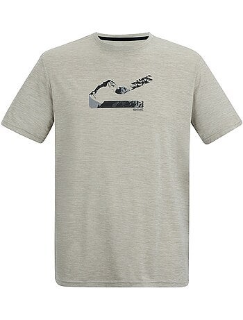 Regatta - Camiseta Fingal Diseño Paisaje de Jaspeada para Hombre