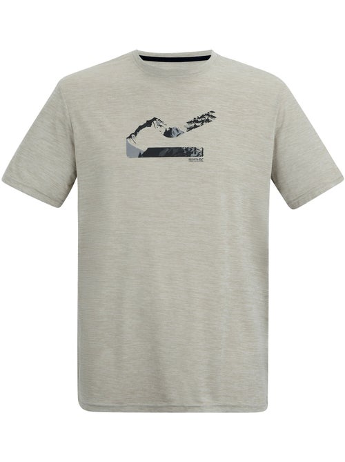 Regatta - Camiseta Fingal Diseño Paisaje de Jaspeada para Hombre - Kiabi