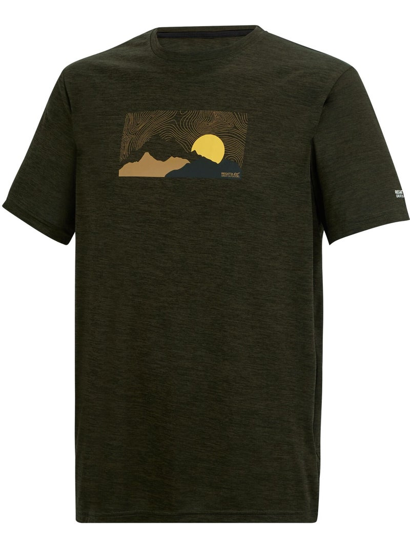 Regatta - Camiseta Fingal Diseño Paisaje para Hombre Caqui - Kiabi