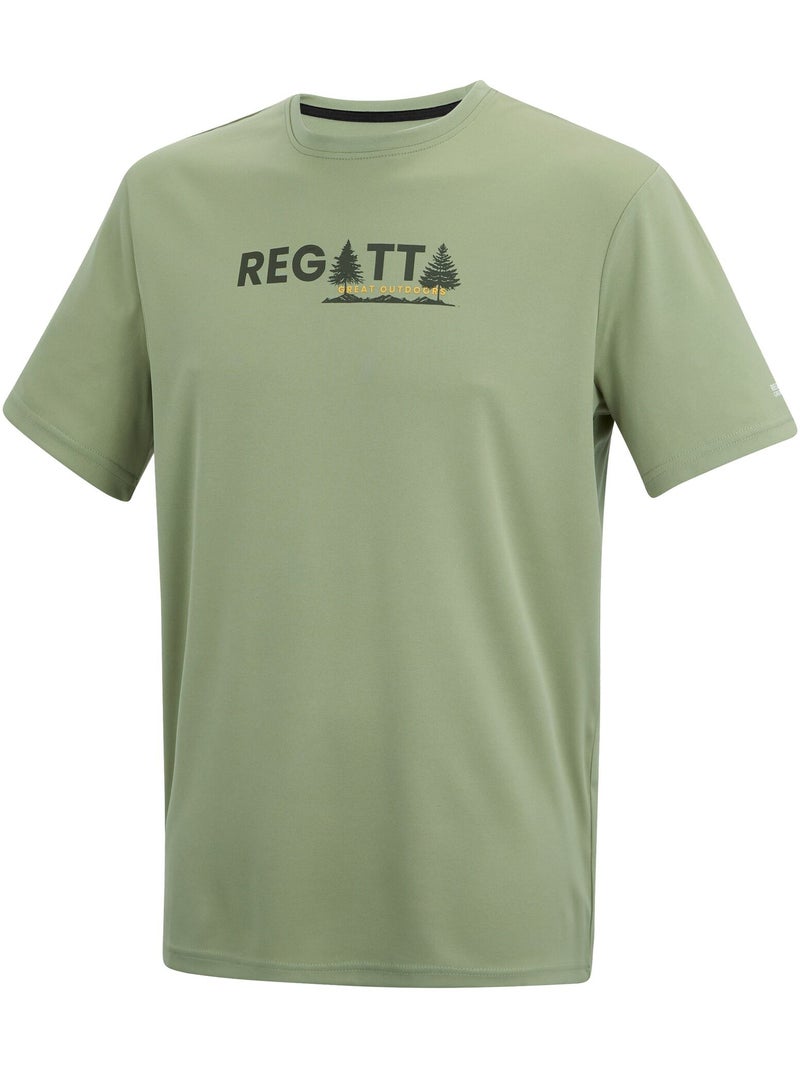 Regatta - Camiseta Fingal Diseño Pino para Hombre Verde abeto - Kiabi
