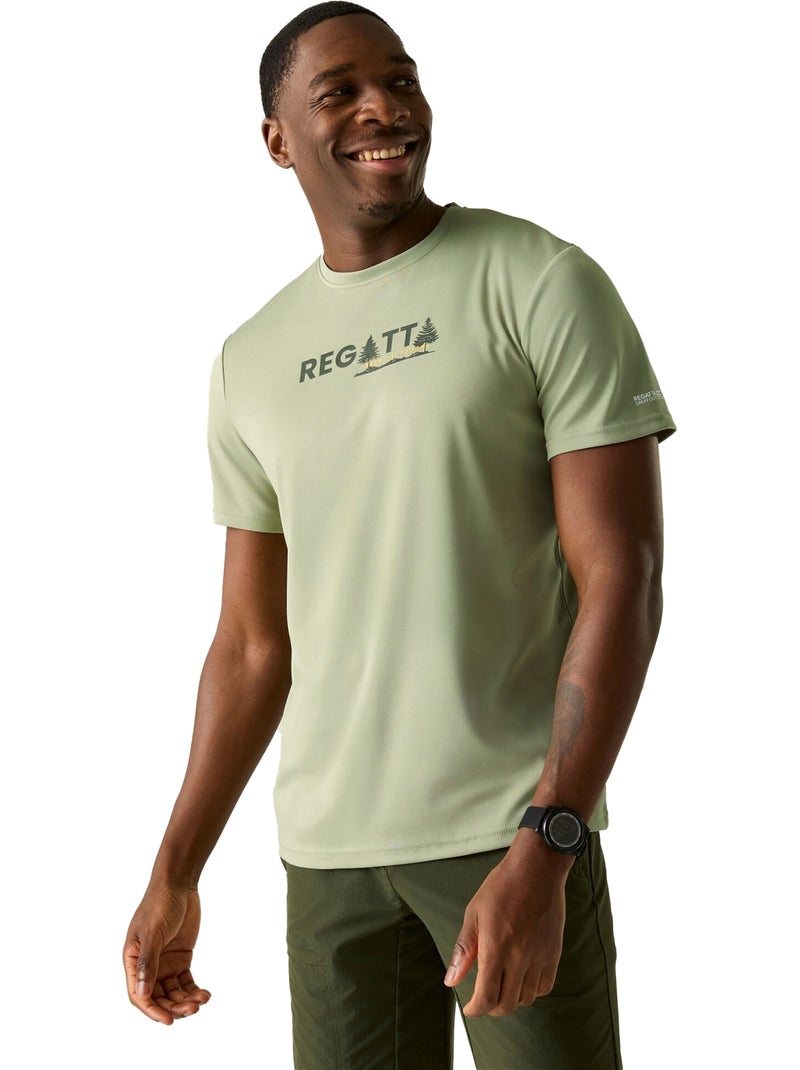 Regatta - Camiseta Fingal Diseño Pino para Hombre Verde abeto - Kiabi
