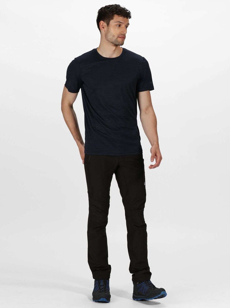 Regatta - Camiseta Fingal Edition Diseño Jaspeada para Hombre Rojo ladrillo - Kiabi
