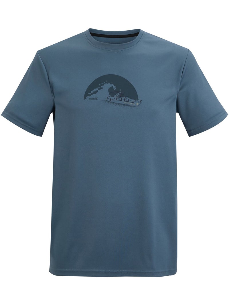 Regatta - Camiseta Fingal Slogan para Hombre Azul pizarra - Kiabi