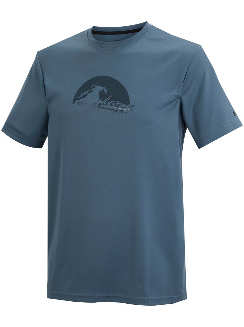 Regatta - Camiseta Fingal Slogan para Hombre Azul pizarra - Kiabi