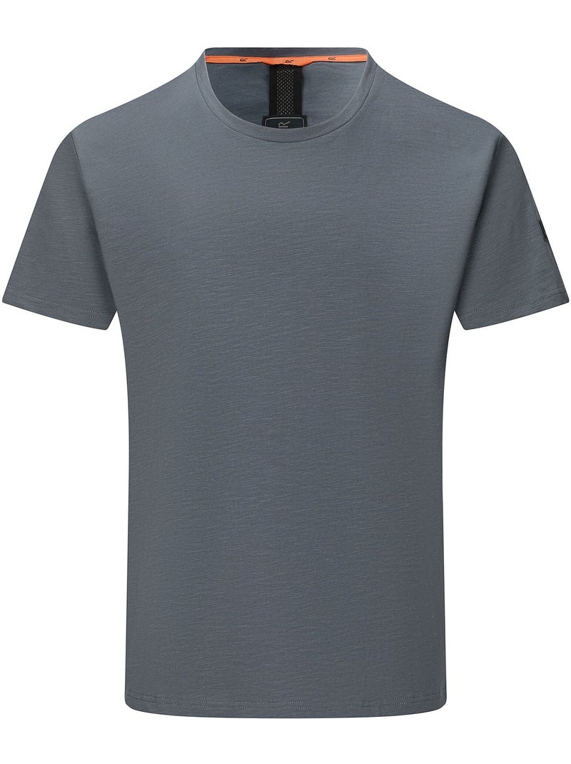 Regatta - Camiseta Finlo Diseño Logotipo para Hombre Gris oscuro - Kiabi