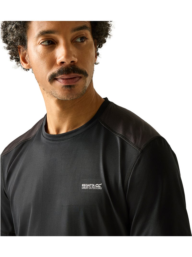Regatta - Camiseta Virda para Hombre Negro Negro - Kiabi