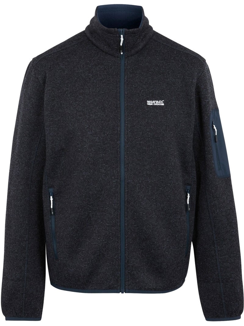 Regatta - Forro Polar Newhill de Jaspeada para Hombre Azul marino - Kiabi