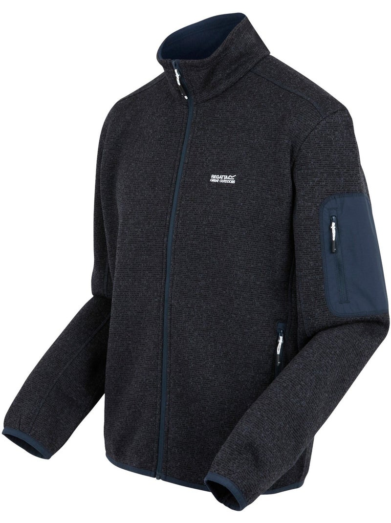 Regatta - Forro Polar Newhill de Jaspeada para Hombre Azul marino - Kiabi