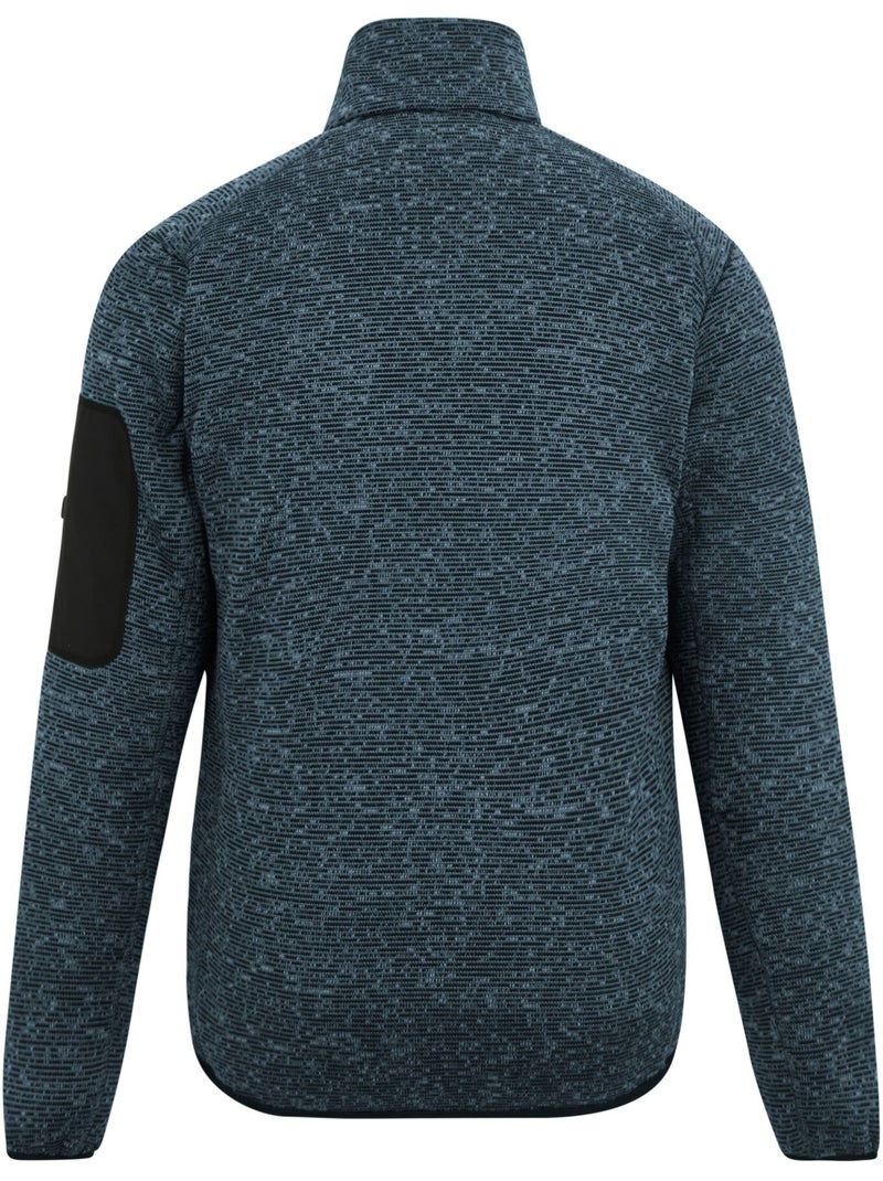Regatta - Forro Polar Newhill de Jaspeada para Hombre Azul pizarra - Kiabi
