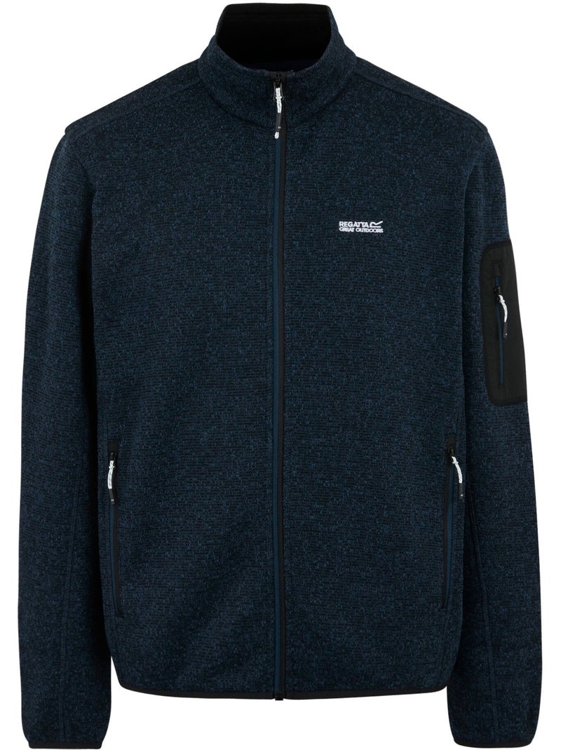Regatta - Forro Polar Newhill de Jaspeada para Hombre Azul ultramar - Kiabi