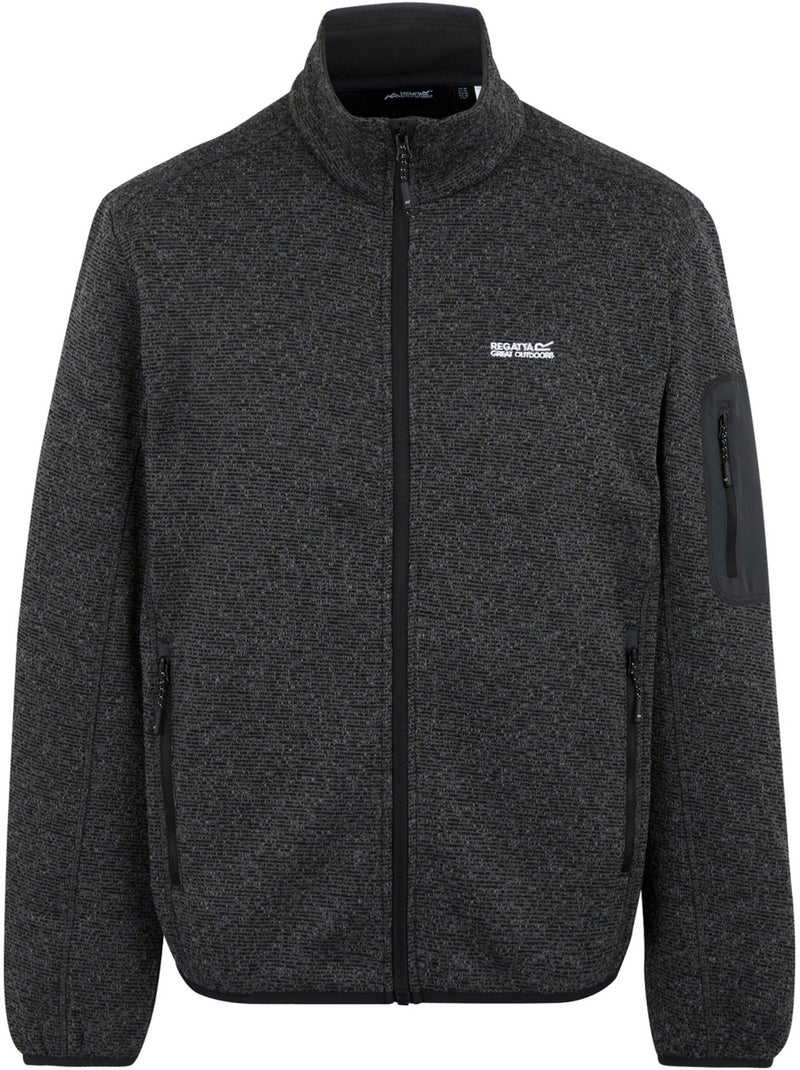 Regatta - Forro Polar Newhill de Jaspeada para Hombre Gris - Kiabi