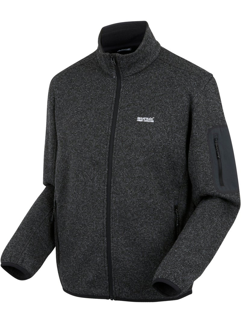 Regatta - Forro Polar Newhill de Jaspeada para Hombre Gris - Kiabi