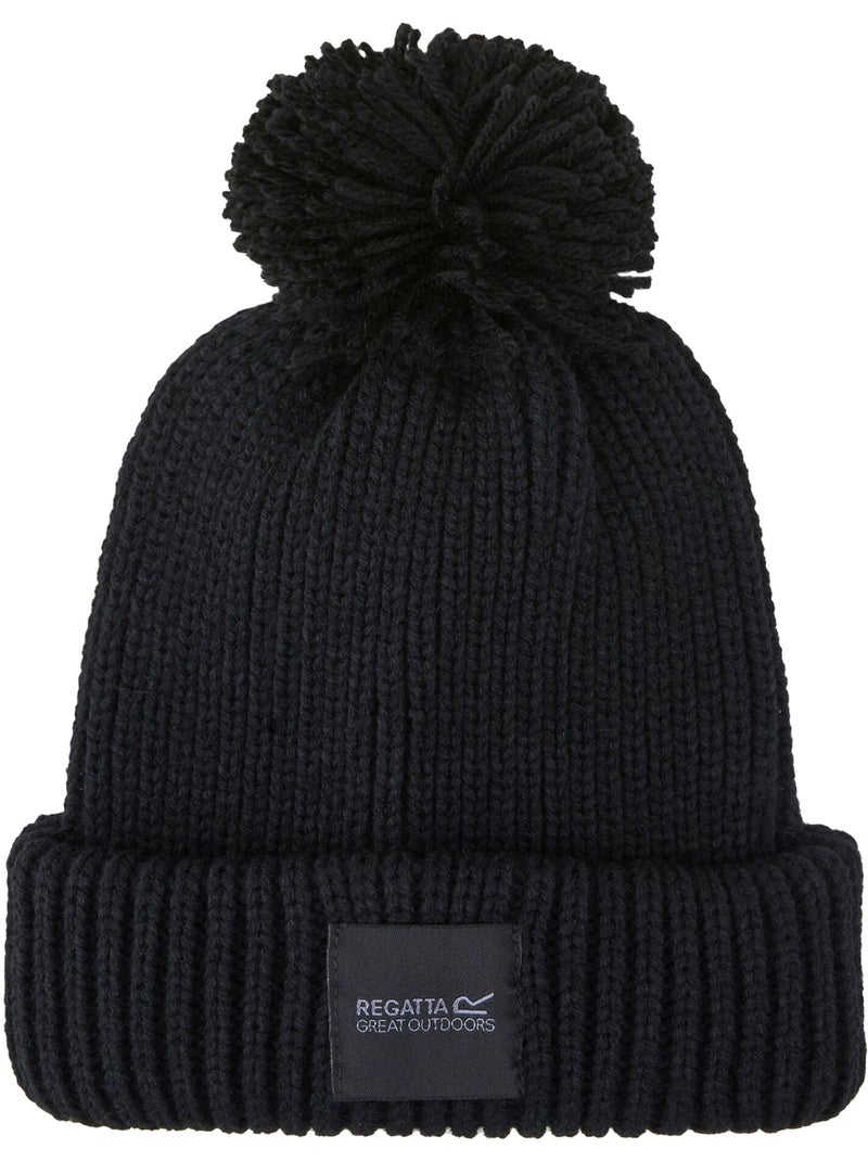 Regatta - Gorro Beanie Connora para Niños/Niñas Negro - Kiabi