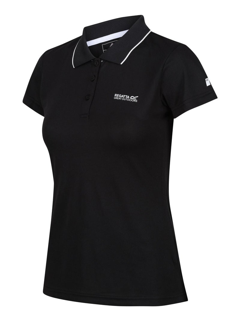 Regatta - Polo Maverick V para Mujer Negro - Kiabi