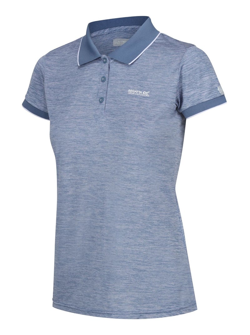 Regatta - Polo Remex II Manga Corta para Mujer Gris azul - Kiabi