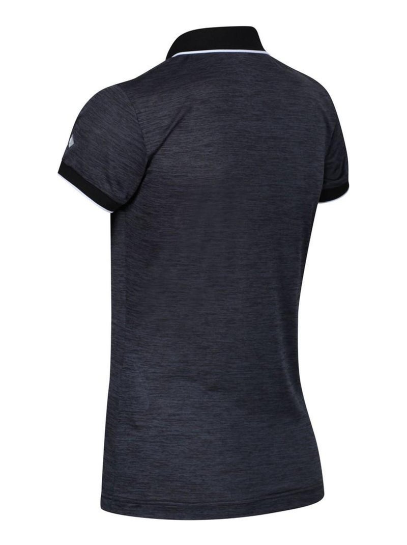 Regatta - Polo Remex II Manga Corta para Mujer Negro - Kiabi