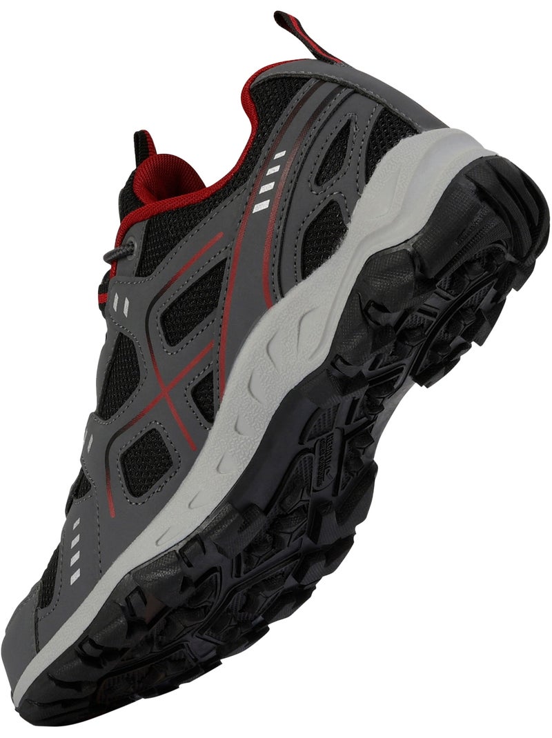Regatta - Zapatillas de Senderismo de Impermeable Vendeavour con Cordones para Hombre Gris rojo - Kiabi