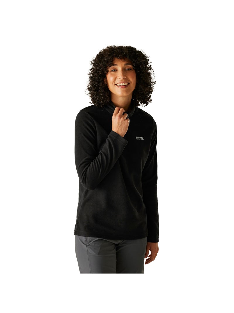 Regatta Great Outdoors - Forro polar con cremallera 1/4 modelo Sweetheart para mujer Negro - Kiabi