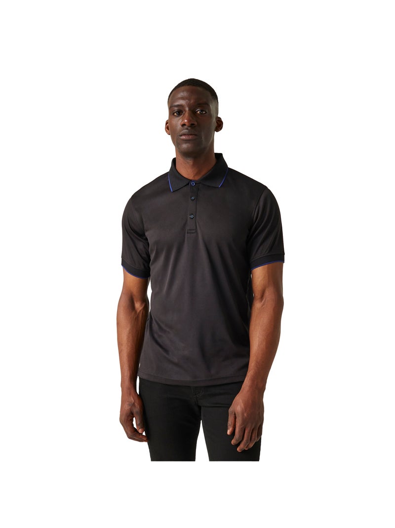 Regatta Professional - Polo de Manga Corta para Hombre Negro - Kiabi