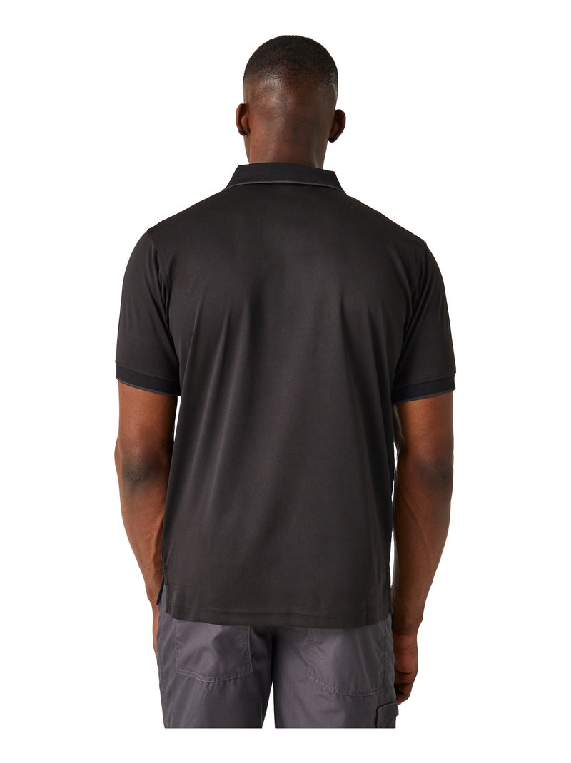 Regatta Professional - Polo de Manga Corta para Hombre Negro Gris - Kiabi