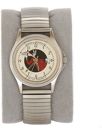 Reloj analógico infantil 'el mundo loco de tex avery' wolfie rojo 1-12 looney tunes